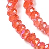 Baking Electroplate Glass Beads Strands DGLA-A039-J2mm-BM-4