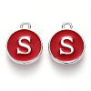 Platinum Plated Alloy Enamel Charms LS-ENAM-S118-03S-P-1