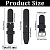8 Pairs PU Leather Toggle Buckles DIY-GF0012-96B-2