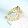 Irregular 304 Stainless Steel Cuff Open Rings SA-CBA5136-04G-2