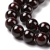 Natural Garnet Round Beads Strands LS-G-A025-02-4