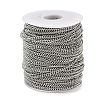 Tarnish Resistant 304 Stainless Steel Curb Chains CHS-R008-05-50m-4