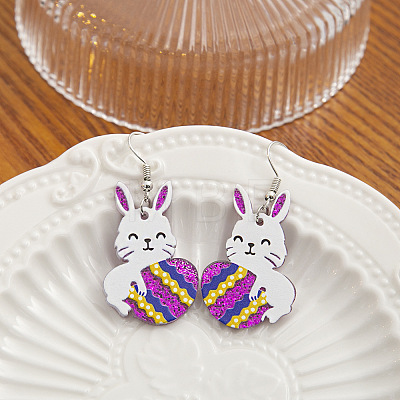 Easter Acrylic Dangle Earrings FS-WG521CC-01-1