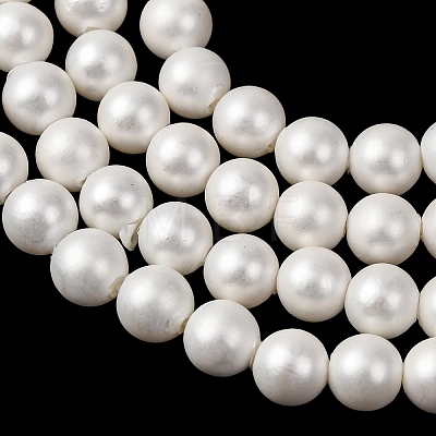 Round Shell Pearl Bead Strands LS-BSHE-L011-4mm-A013A-1