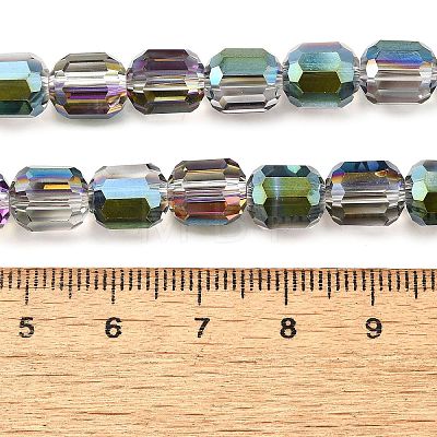 Electroplate Glass Beads Strands GLAA-G112-07I-1