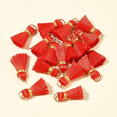 20Pcs Handmade Polycotton(Polyester Cotton) Tassel Decorations FIND-FS0003-27I-1