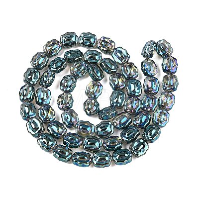 Electroplate Glass Beads Strands EGLA-T021-05F-1