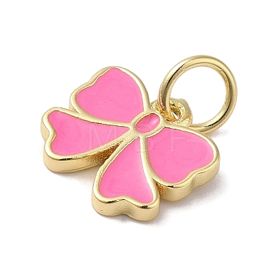 Rack Plating Brass Enamel Charms KK-B092-13G-01-1