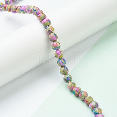 Assembled Natural & Dyed Magnesite Beads G-L575-02-1