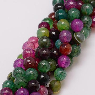 Natural Agate Bead Strands G-G882-10mm-C07-2-1