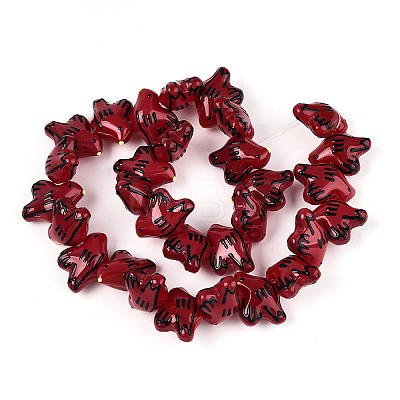 Handmade Lampwork Enamel Beads LAMP-T023-22F-1