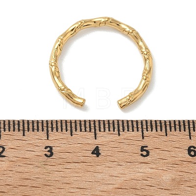304 Stainless Steel Cuff Open Rings for Women RJEW-L341-07B-G-1