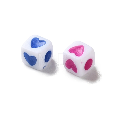 Opaque Acrylic Beads OACR-D301-06-1