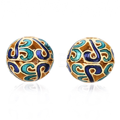 Alloy Enamel Beads KK-N238-071C-1