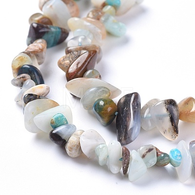 Natural Blue Opal Beads Strands G-L505-27-1
