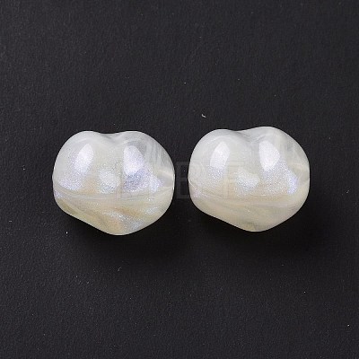Opaque Acrylic Beads OACR-E015-08H-1