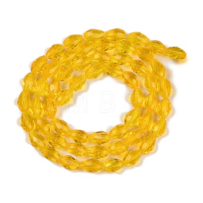 Transparent Imitation Jade Glass Beads Strands GLAA-N005-T10mm-D04-1