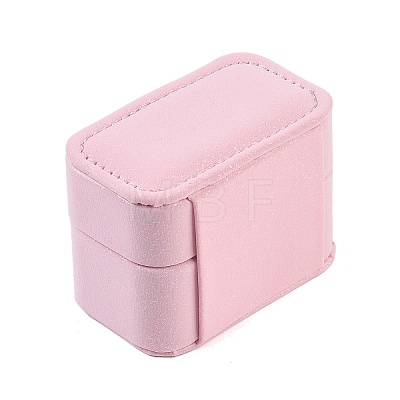 Imitation Leather Ring Organizer Storage Cases CON-G023-11E-1