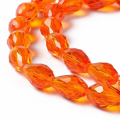 Glass Beads Strands GLAA-R024-11x8mm-18-1