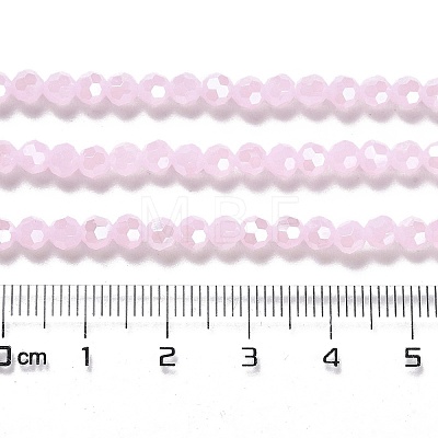 Electroplate Glass Beads Strands EGLA-A035-J4mm-A02-1