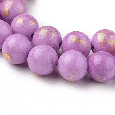 Natural Mashan Jade Beads Strands G-F670-A09-6mm-1
