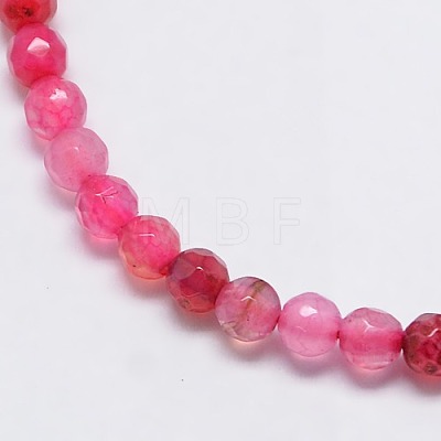 Natural Agate Round Beads Strand G-L084-4mm-10-1