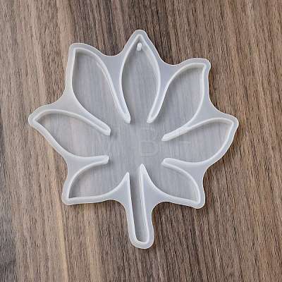 DIY Leaf Hanging Coaster Silicone Molds DIY-P070-A01-1