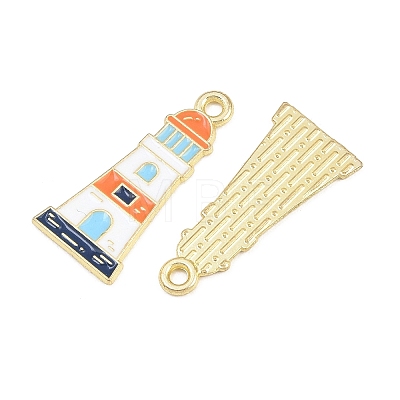 Alloy Enamel Pendants FIND-E057-01D-1