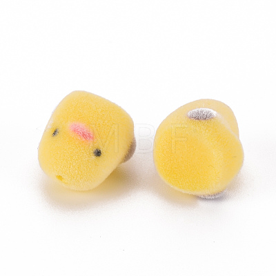 Flocky Plastic Beads KY-Q056-002-1