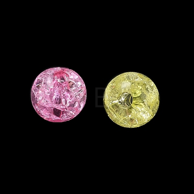 Transparent Crackle Acrylic Beads AC-CBA4496-12A-1