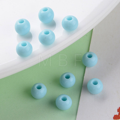 Opaque Acrylic Beads MACR-S370-C6mm-A07-1