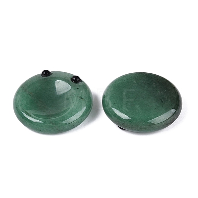 Natural Green Aventurine Thumb Worry Stone G-Q602-12C-1