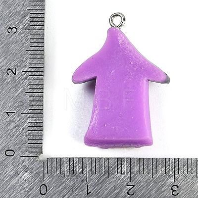 Halloween Theme Resin Pendants RESI-M046-01C-1