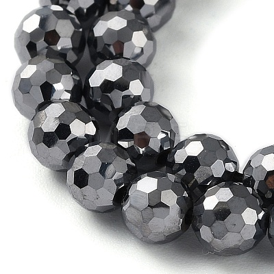 Terahertz Stone Beads Strands G-G048-A01-03-1