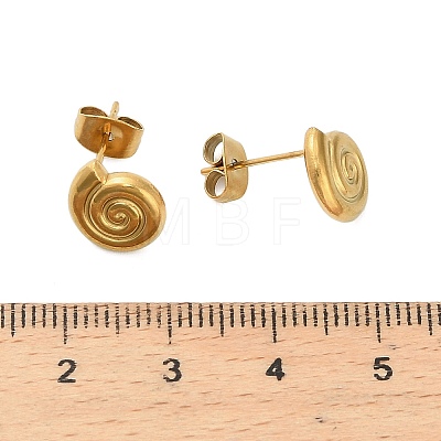 304 Stainless Steel Stud Earrings LS-EJEW-C162-02C-G-1
