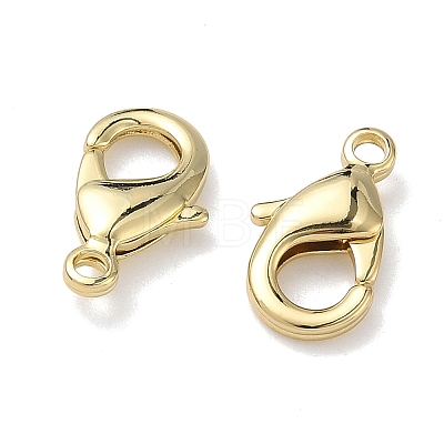 Brass Lobster Claw Clasps KK-H256-03G-01-1