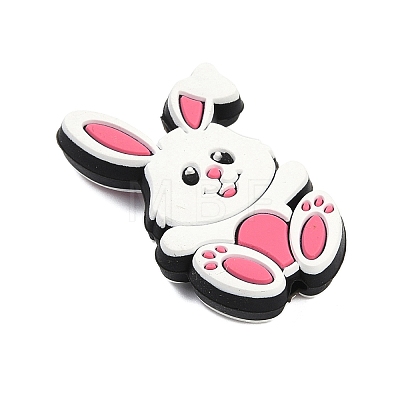 Easter Rabbit Silicone Beads SIL-V002-05B-1