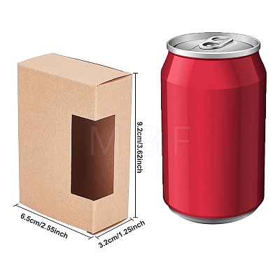 Kraft Paper Box CON-WH0073-44-1
