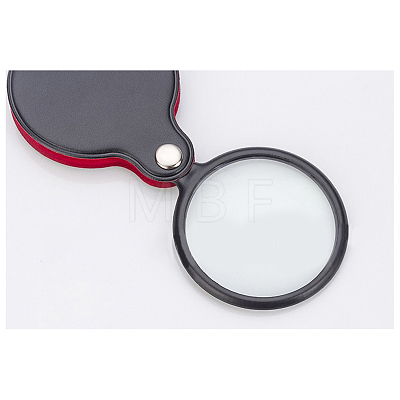 Mini Glass Lens Magnifier AJEW-L073-13-1