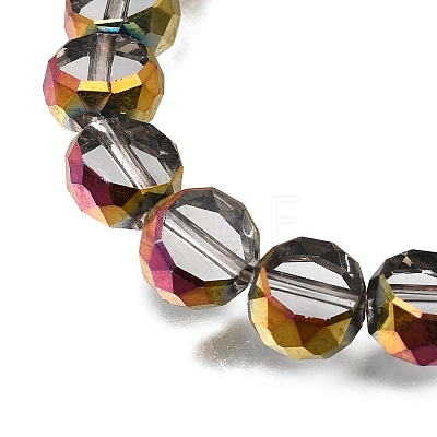Electroplated Transparent Glass Beads Strands GL-CBA98F0-06A-02-1