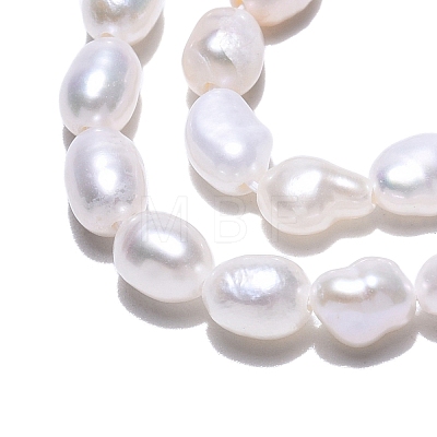 Natural Cultured Freshwater Pearl Beads Strands X-PEAR-N014-04E-01-1