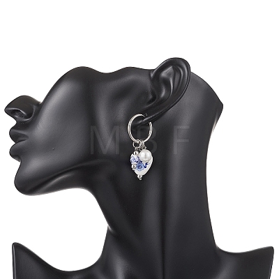Heart 304 Stainless Steel Hoop Earrings EJEW-JE06732-01-1