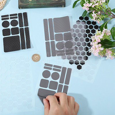 12 Sheets 6 Styles PEVA Anti-Slip Stickers AJEW-CA0005-59-1