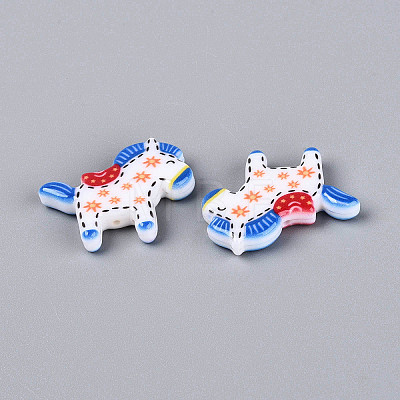 Printed Opaque Resin Beads RESI-N043-07A-1