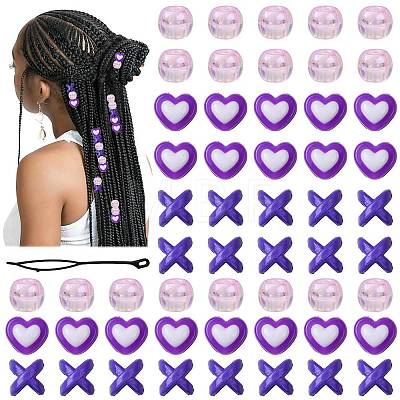 Acrylic Hair Coil Cuffs FIND-FZC0005-004A-02-1