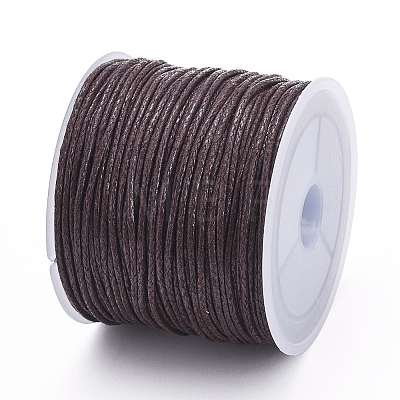 Saddle Brown Cotton Waxed Cord String Cord X-YC-D002-08-1