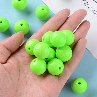 Opaque Acrylic Beads MACR-S370-C20mm-23-1