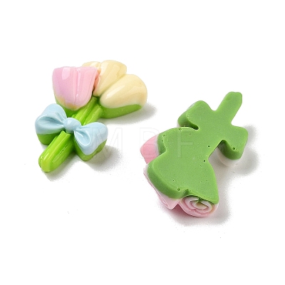 Cute Opaque Resin Decoden Cabochons RESI-S02-04-1