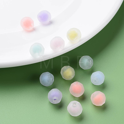 Transparent Acrylic Beads TACR-S152-04C-1