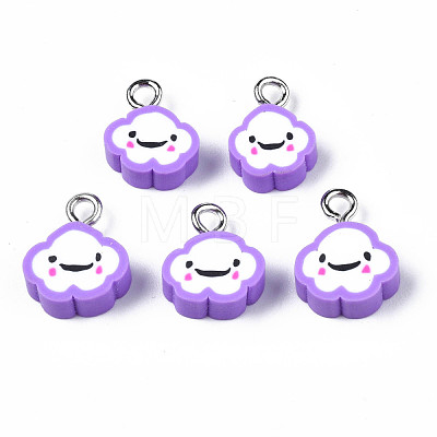 Handmade Polymer Clay Charms CLAY-N006-37B-01E-1